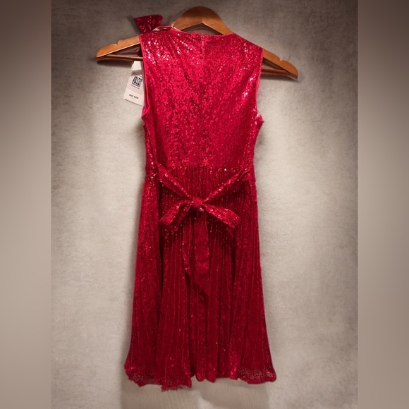 NWT Grace Karin Girls Sequin Dress Sleeveless Prom Party Formal Red Size 10Y - Picture 8 of 8